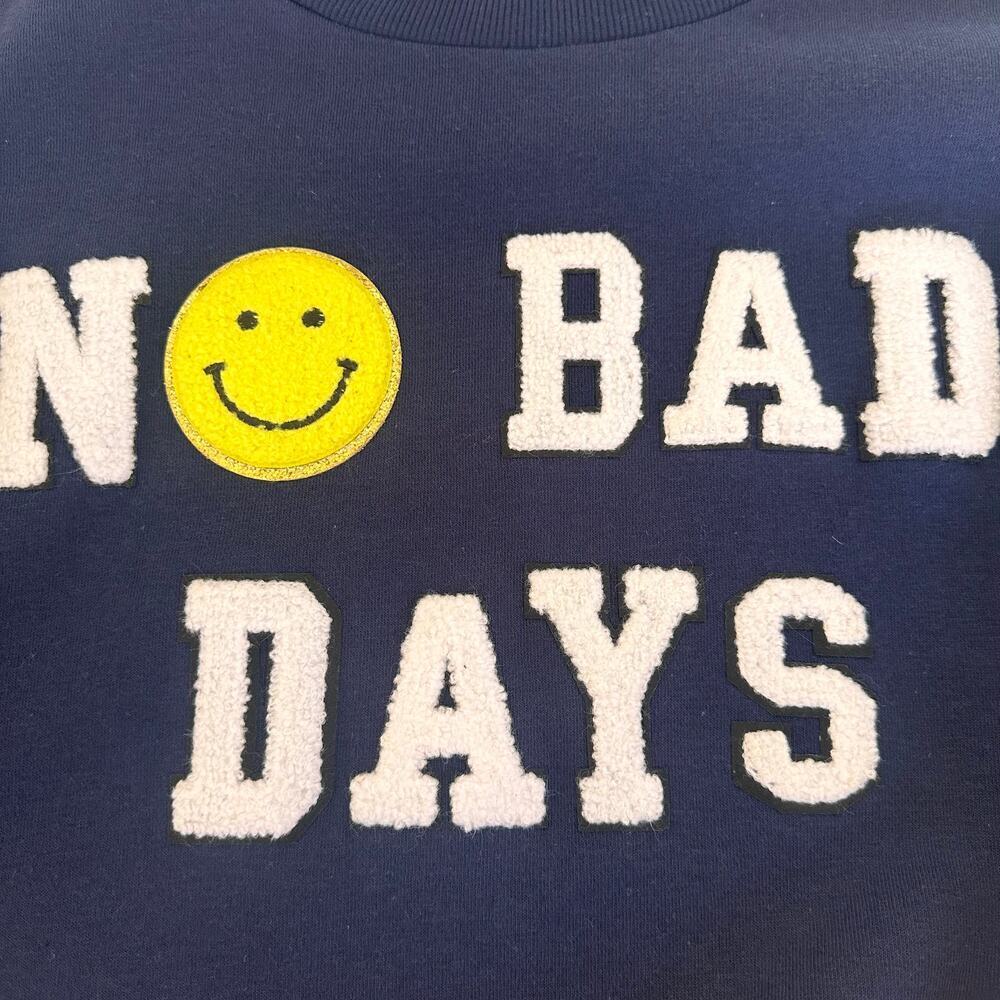 Judith March Navy Blue 'No Bad Days' Sweater - Picture 4 of 9